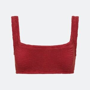 Elysiian Swim Balboa Bikini Top in Cherry Red One Size